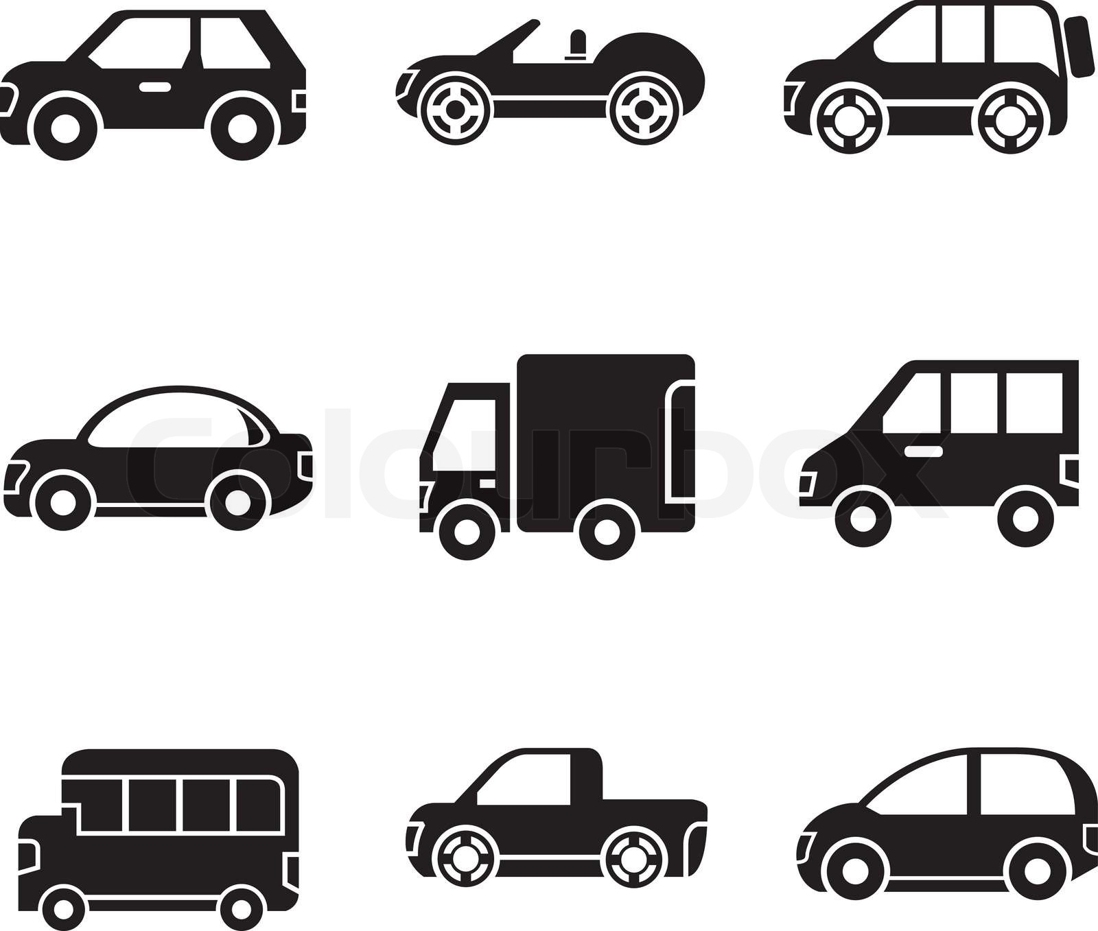 car-icons-stock-vector-colourbox
