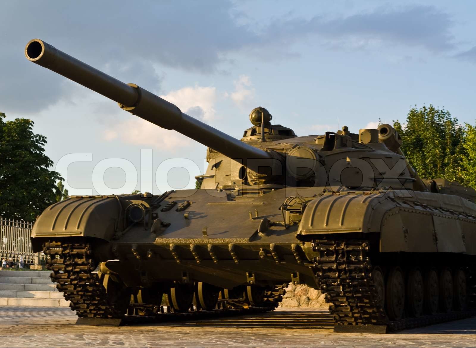 large tank Stock image Colourbox