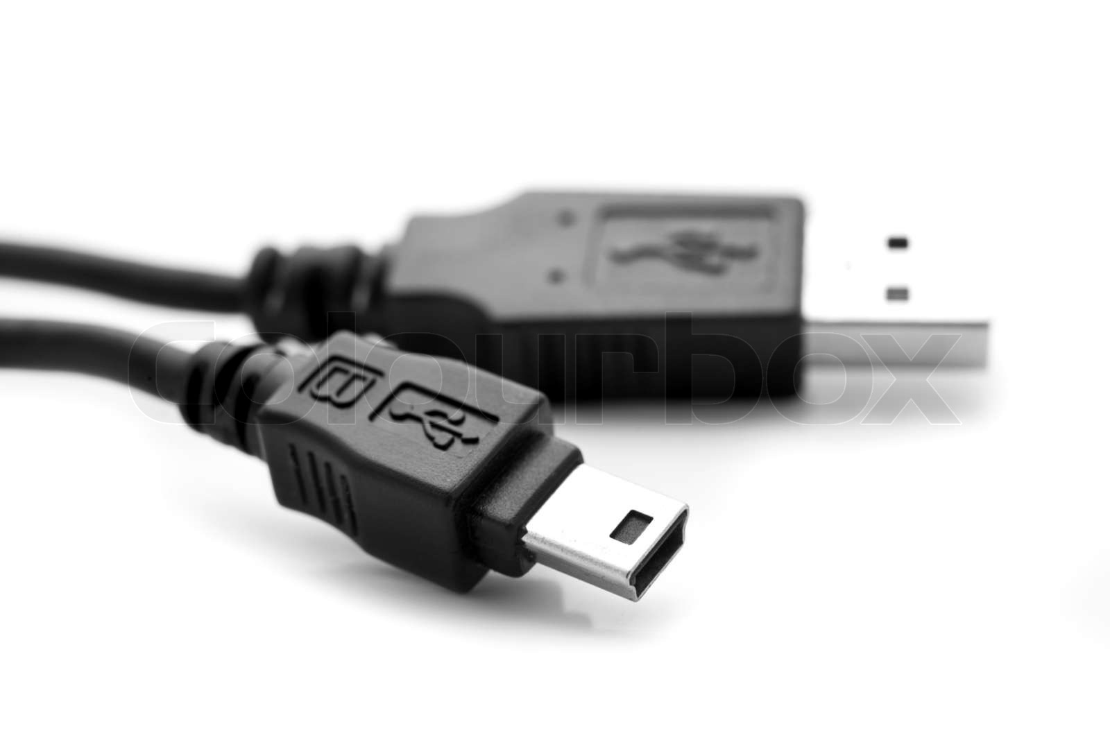 schwarzes Kabel | Stock Bild | Colourbox