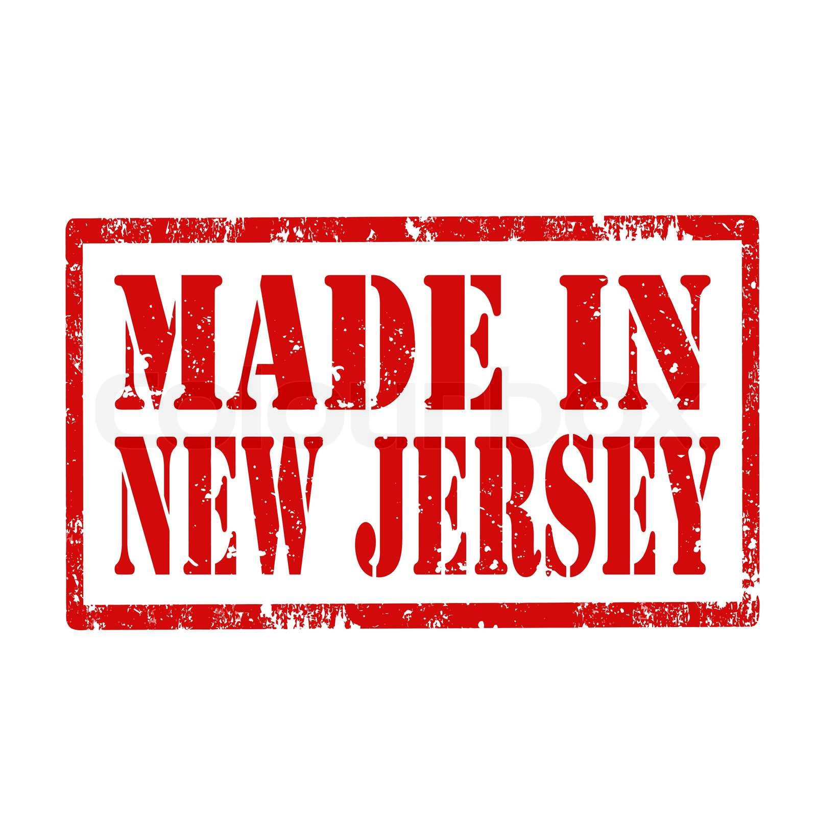 Made In New Jersey Stock vector Colourbox