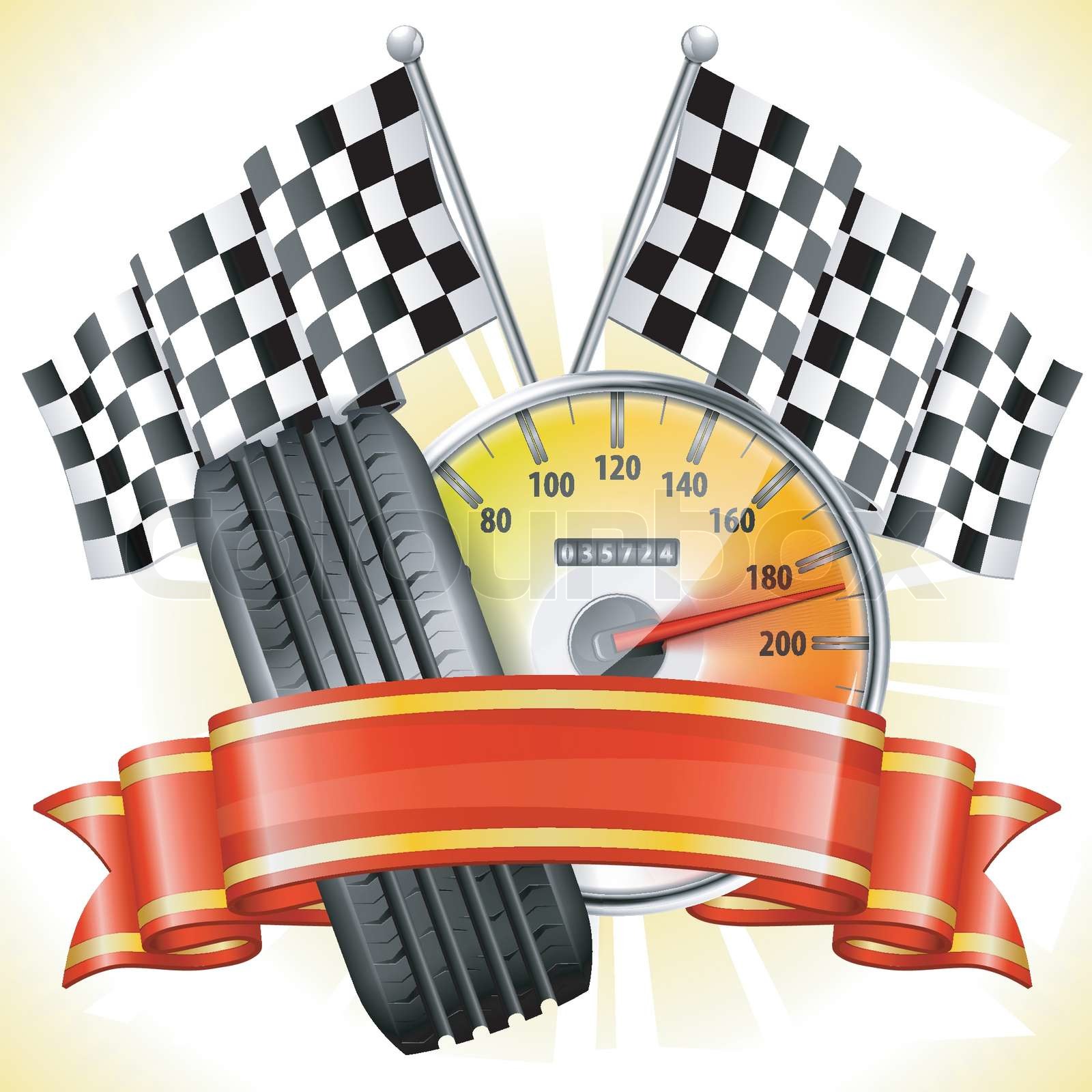 Racing | Stock vector | Colourbox