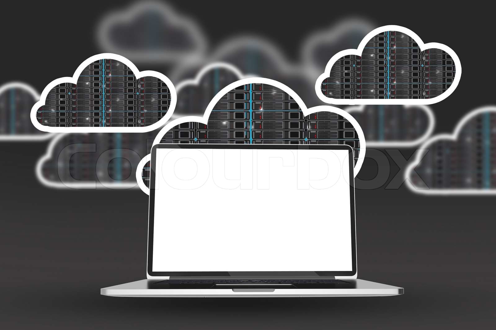 Working in the Cloud | Stock image | Colourbox