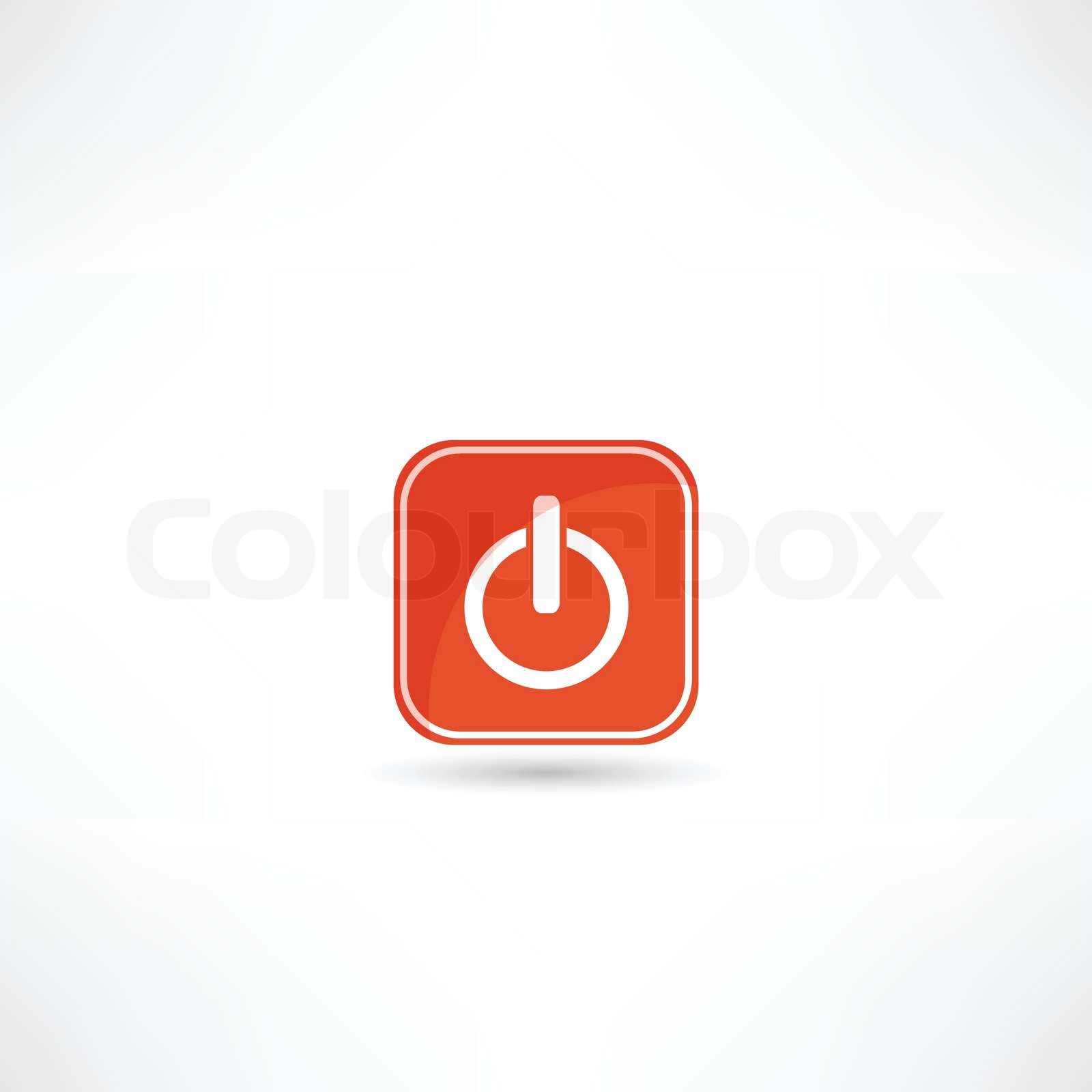 off button icon | Stock vector | Colourbox