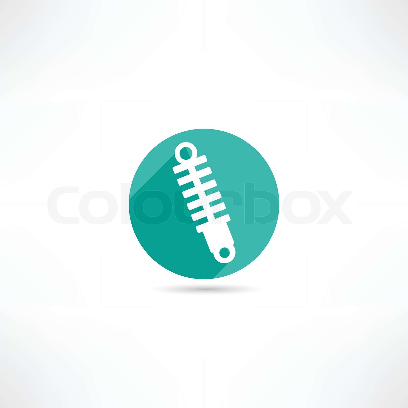 zipper icon | Stock vector | Colourbox