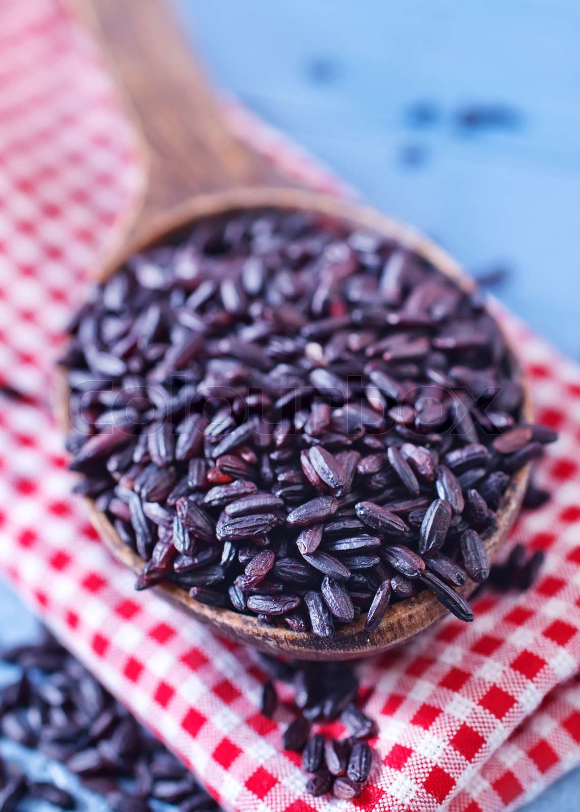Black Rice Stock Image Colourbox