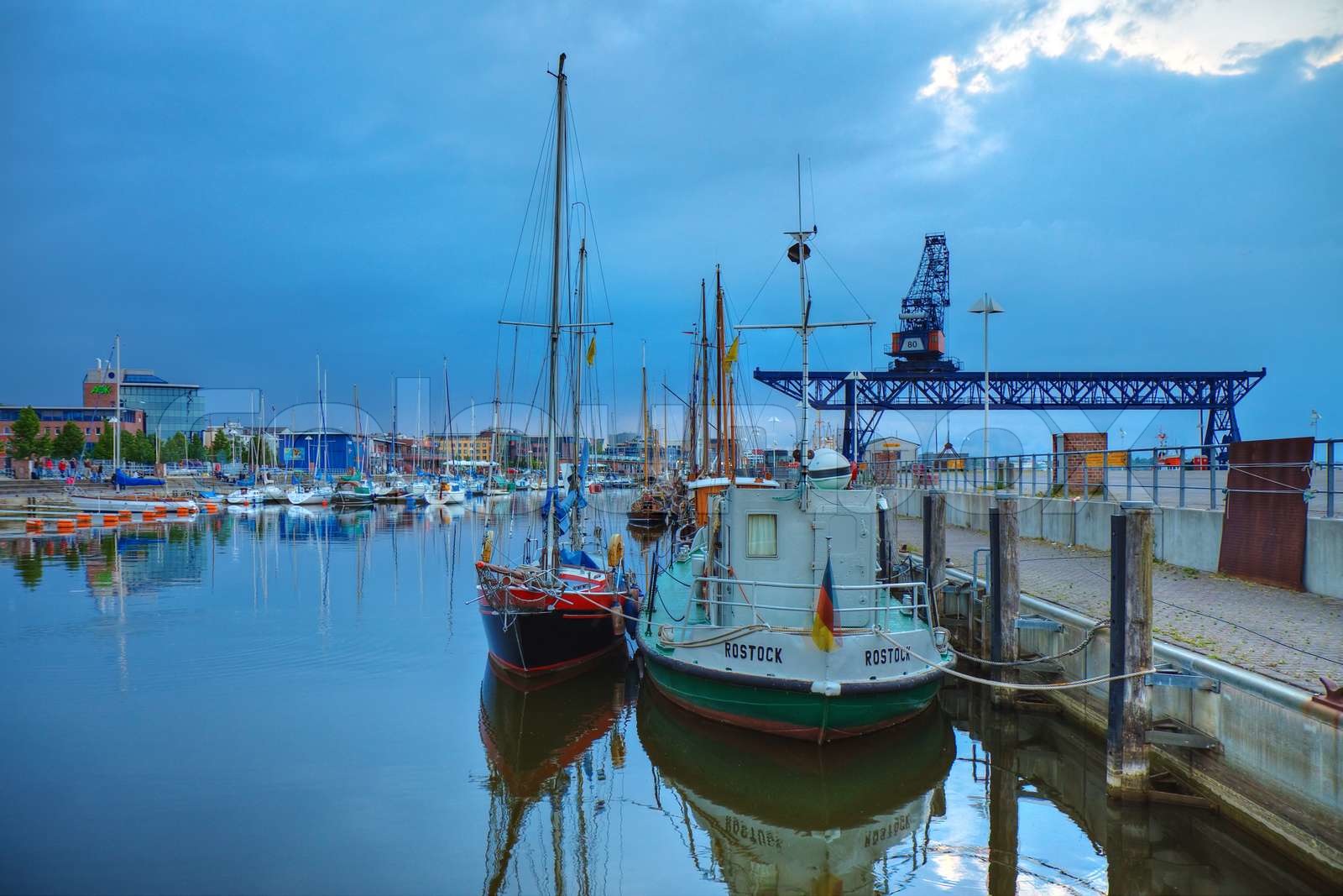 Stadthafen Rostock | Stock image | Colourbox