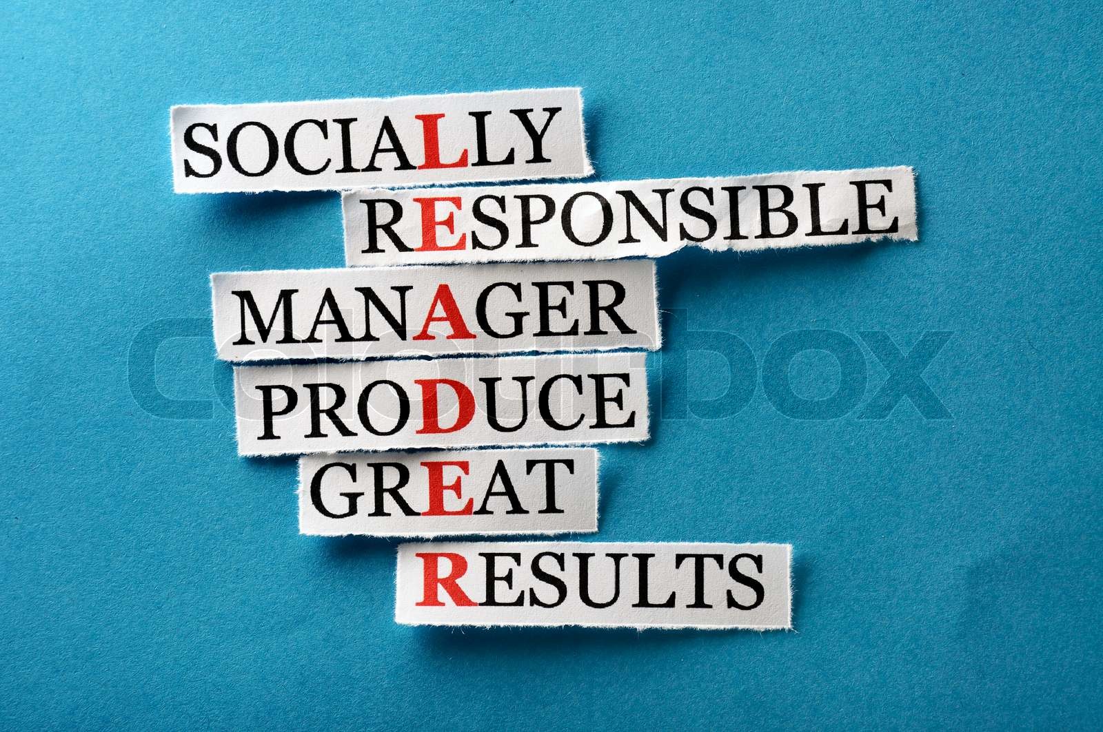 leader paper Stock image Colourbox