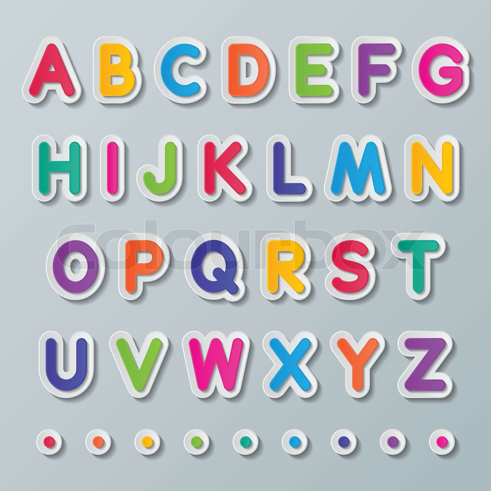 großbuchstabe, schriftart, deko | Stock-Vektor | Colourbox