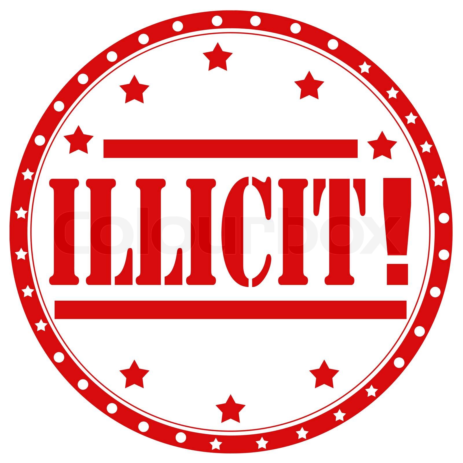 Illicit-stamp | Stock vector | Colourbox