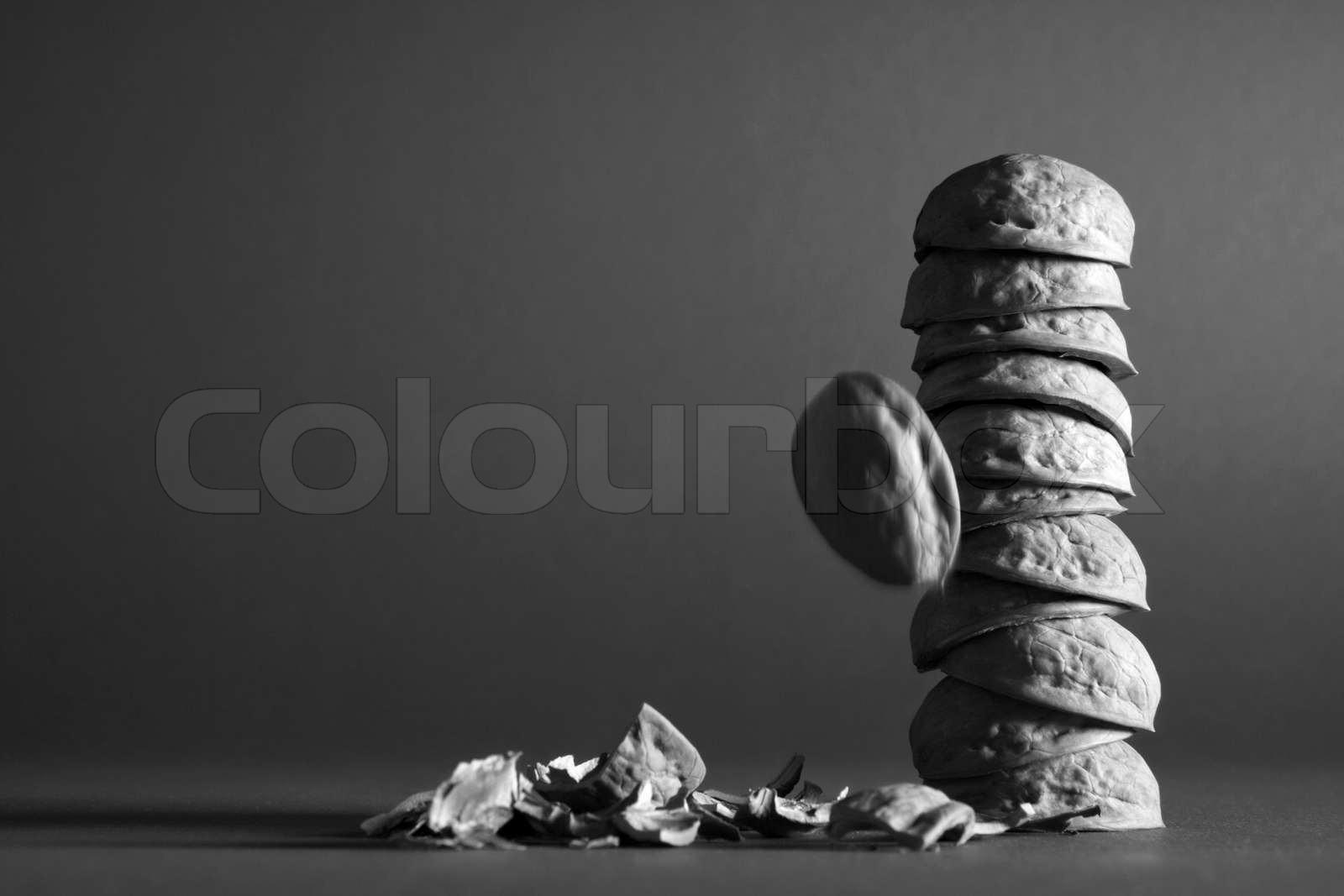 Nutshell Stock image Colourbox