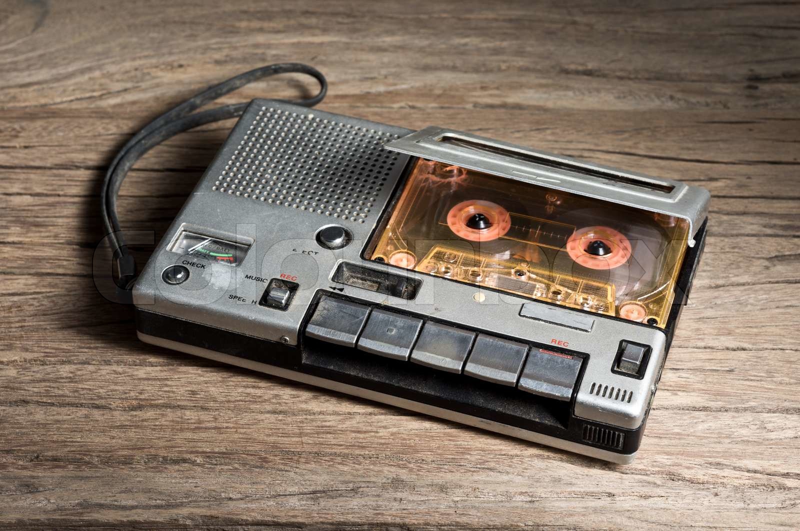 old Cassette Tape player | Stock image | Colourbox