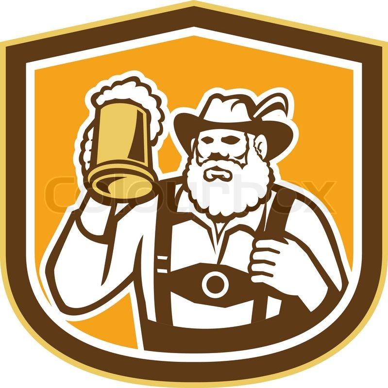 Illustration Of A Bavarian Beer Stock Vector Colourbox