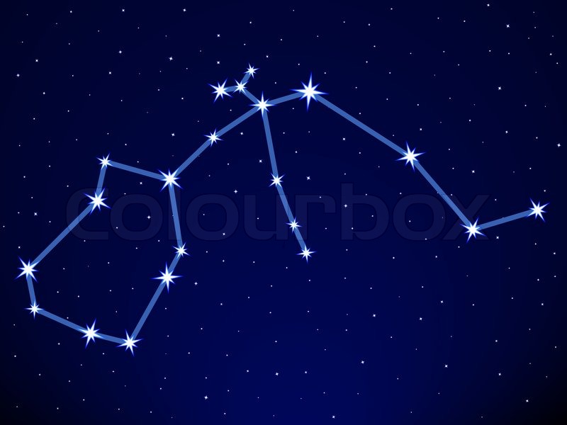 Звездное небо рисунок созвездия водолей, вера надежда любовь