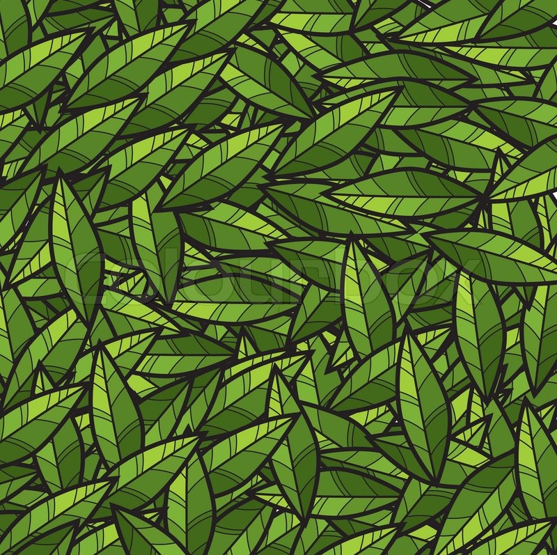 Abstract leaves Background Vector Stock vector Colourbox