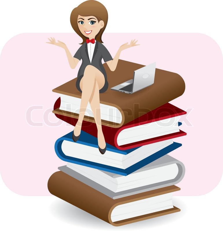 Illustration Of Cartoon Businesswoman Stock Vector Colourbox