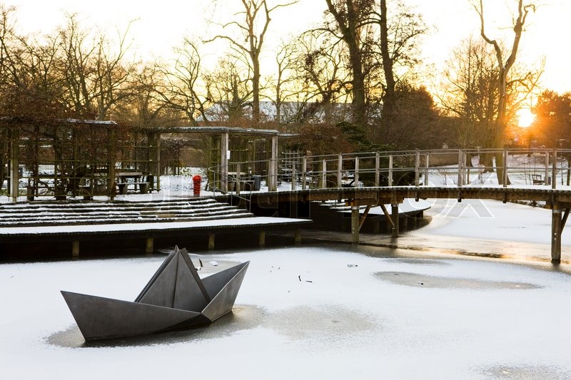 View of Eventyrhaven in Odense, Denmark in ... | Stock image | Colourbox
