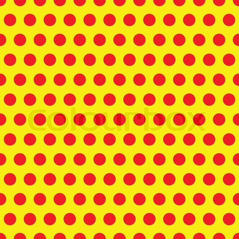 polkadot pop art pattern stock vector colourbox
