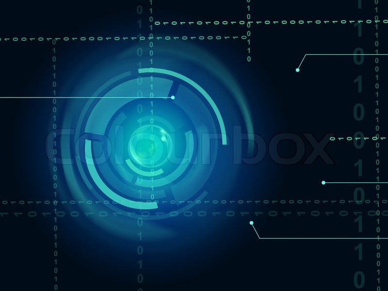 Electronic Sensor Background Meaning Stock image Colourbox