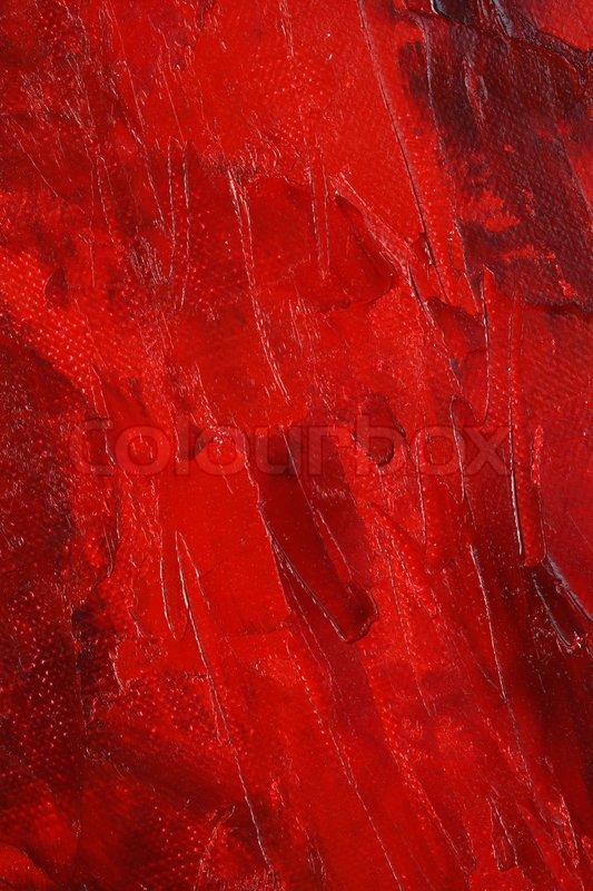 Red paint abstract | Stock image | Colourbox