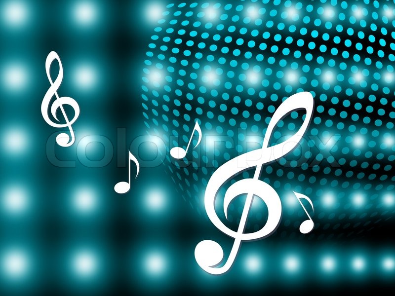 Music Background Indicating Sound Track | Stock image | Colourbox