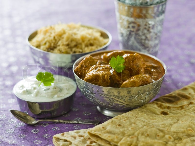 Traditional Indian food | Stock image | Colourbox