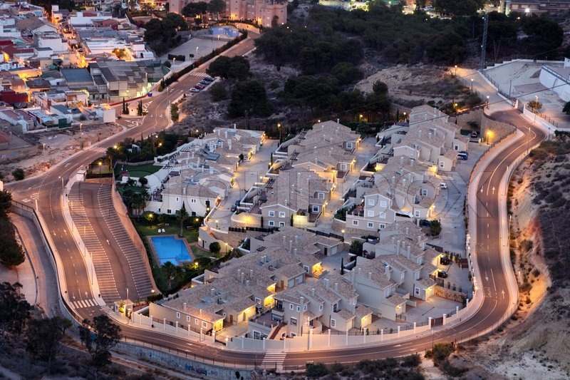 Residential buildings in Cartagena, | Stock image | Colourbox