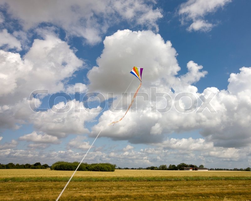 Höhe, quellwolken, im freien Stockfoto Colourbox