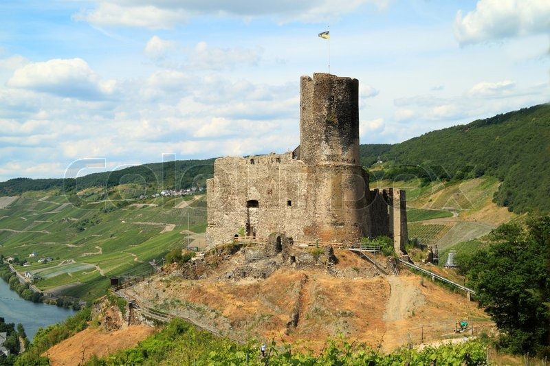 Castle and fortresses along the Mosel | Stock image | Colourbox