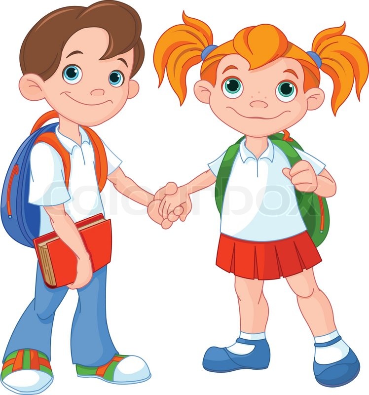 school boy and girl clipart png gallery