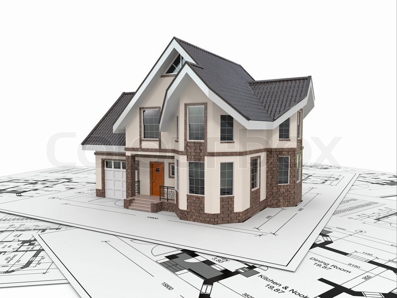 Residential House With Tools On Stock Image Colourbox