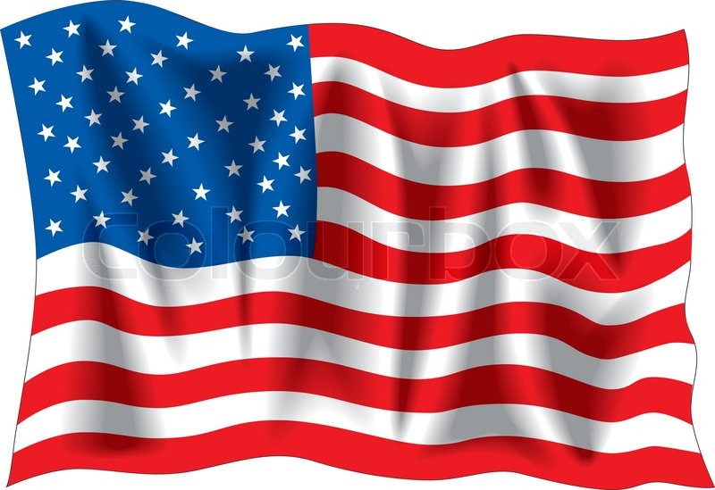 USA Flagge | Stock-Vektor | Colourbox