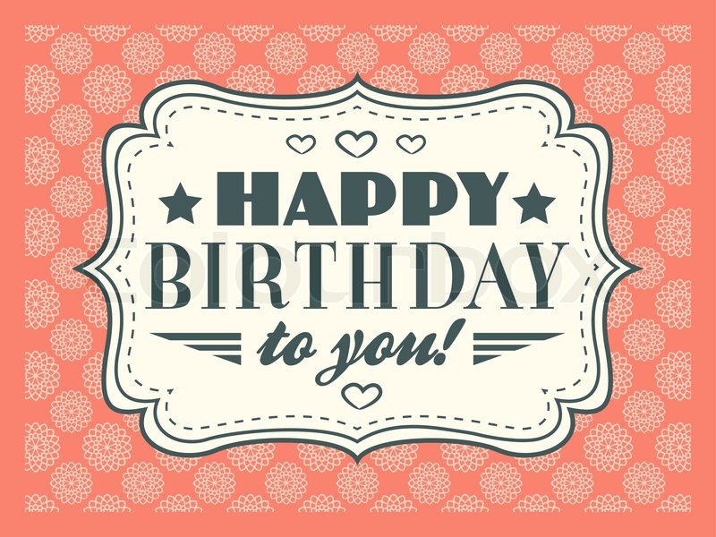 happy birthday card