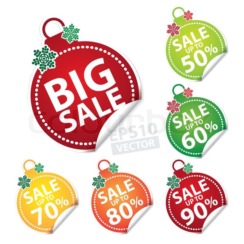 big sale christmas ball sticker tags with sale up to 50 90 percent