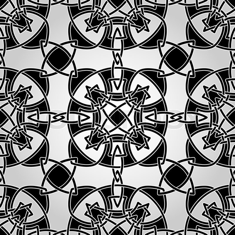 Vector Celtic Seamless Pattern, fully | Stock vector | Colourbox