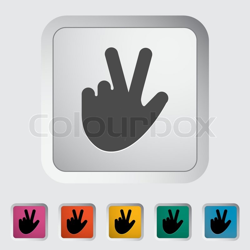 Handzeichen. | Stock-Vektor | Colourbox