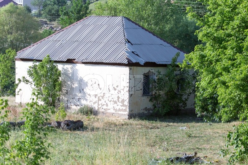 House in Kazakhstan Stock image Colourbox