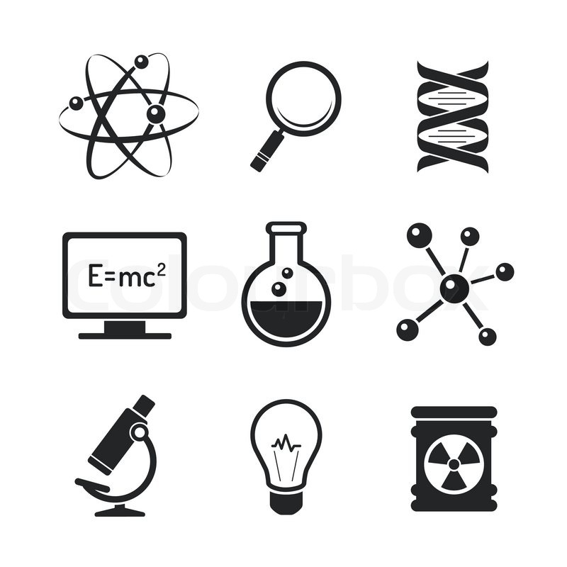 Chemistry And Bio Technology Science Stock Vector Colourbox