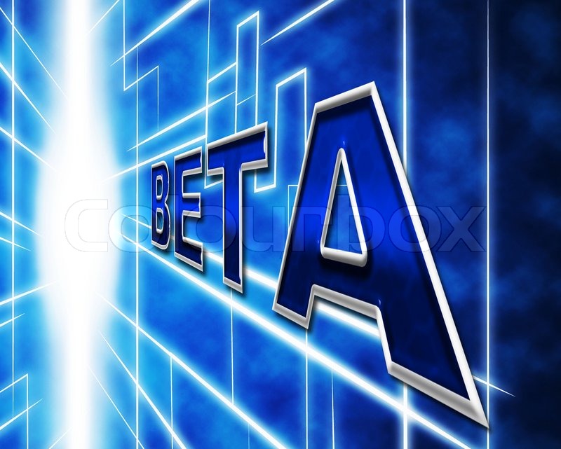 Software Beta Indicates Online Program ... | Stock image | Colourbox
