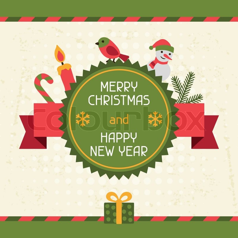 christmas invitation vector