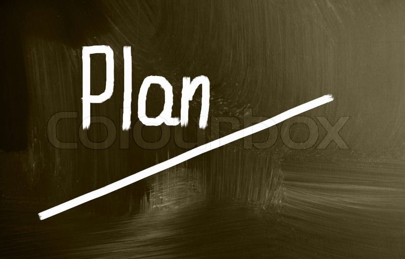 Plan concept | Stock image | Colourbox
