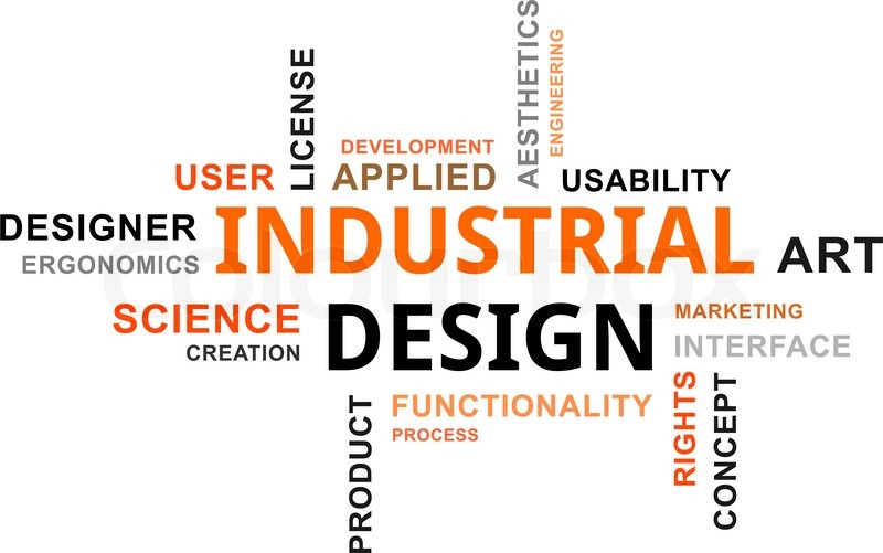 A word cloud of industrial design Stock vector Colourbox