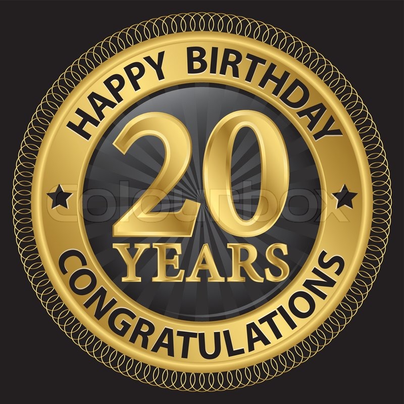 20 years happy birthday