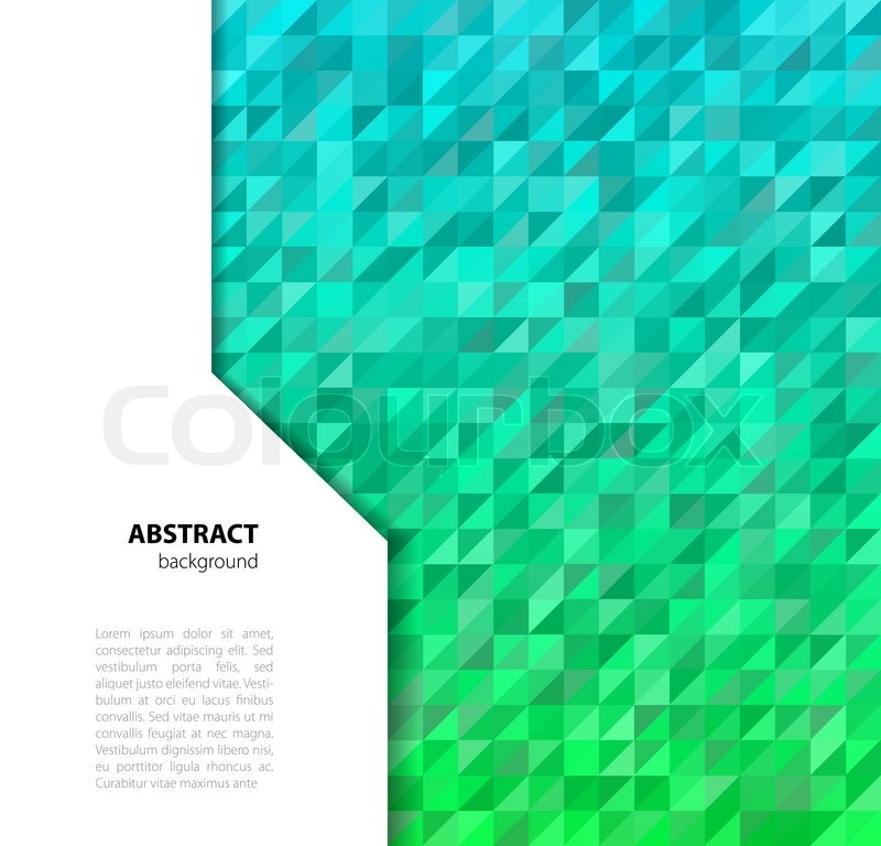 Vector illustration of Triangle | Stock vector | Colourbox