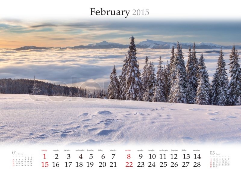 landscape calendar