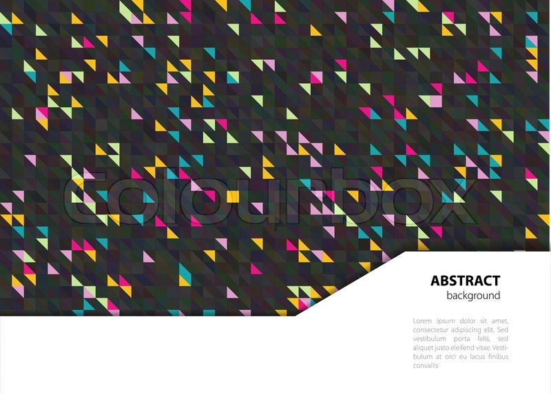 Vector illustration of Triangle | Stock vector | Colourbox