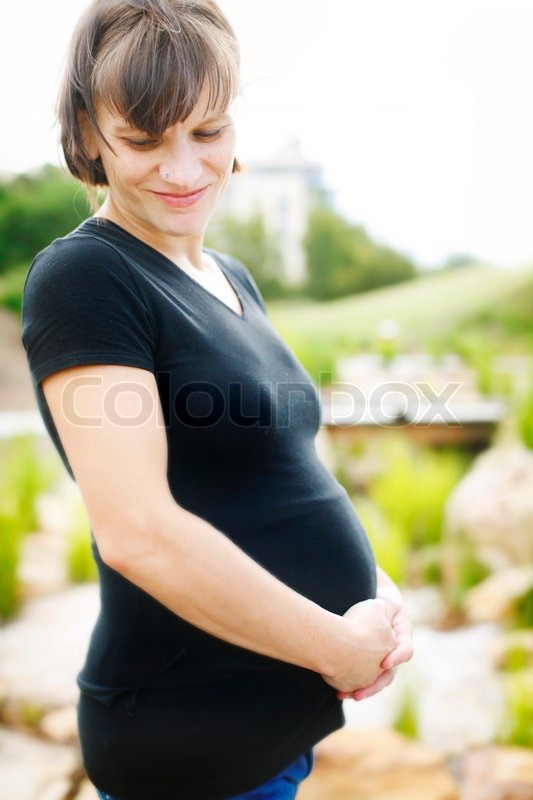 Young outdoor belly black