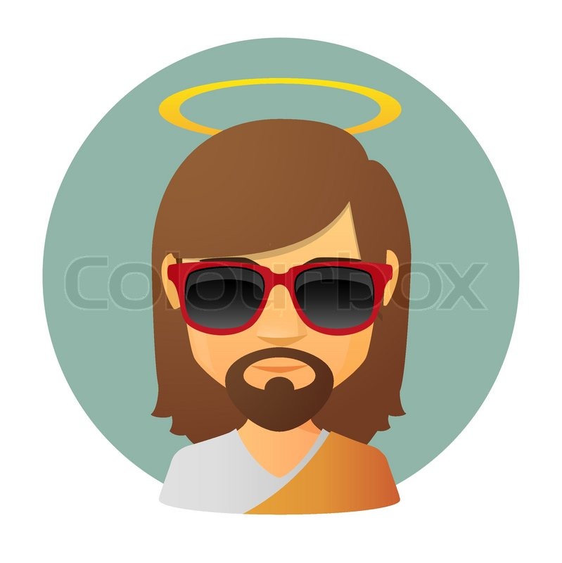 jesus with glasses