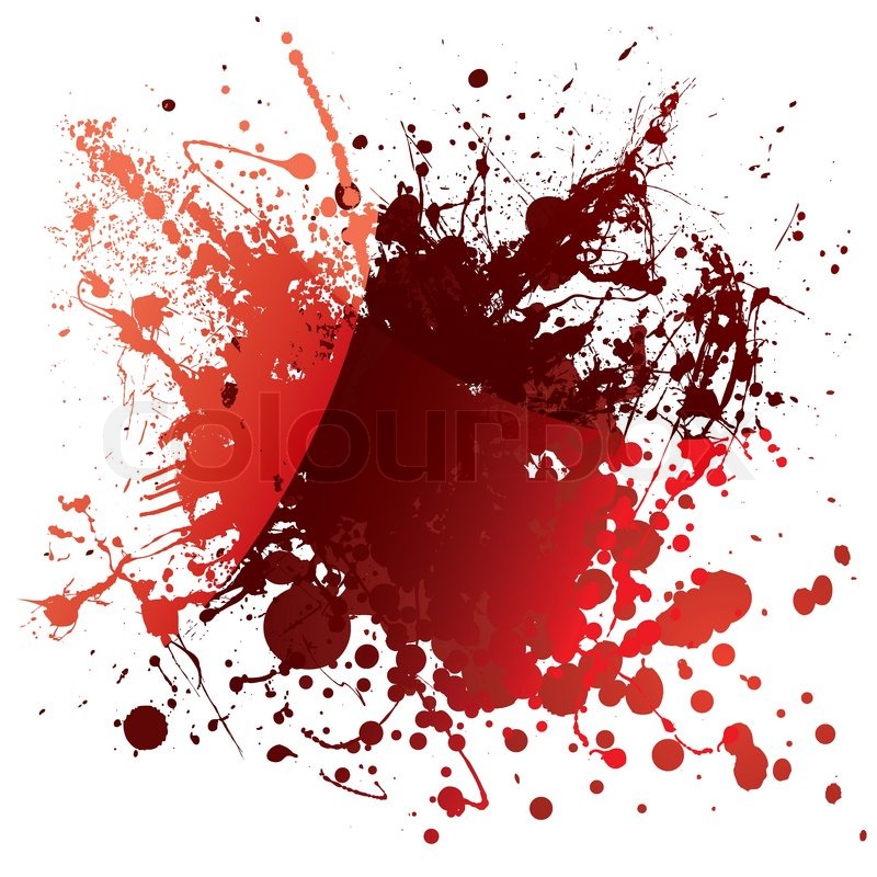 Abstract red blood background with light reflection and splatter | Stock  vector | Colourbox