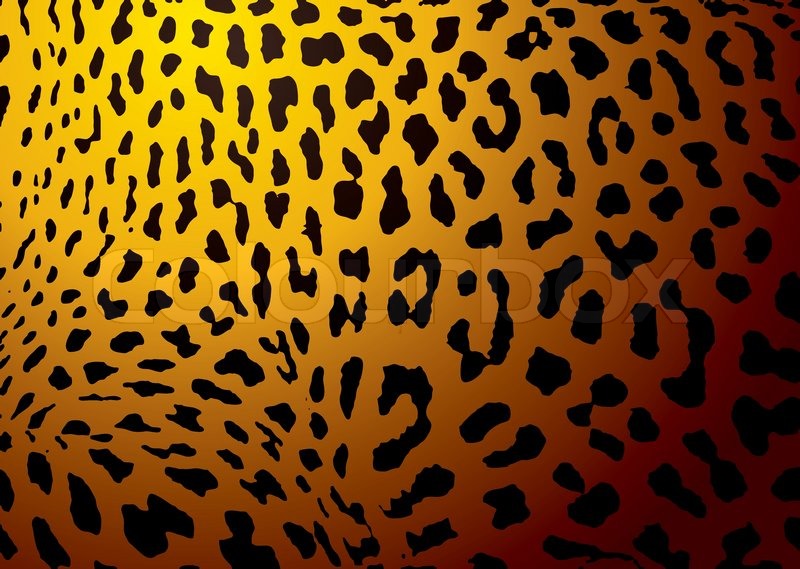 Download Leopard skin background with black ... | Stock Vector ...