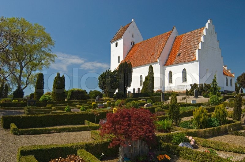 Field, denmark, spring, green, | Stock | Colourbox